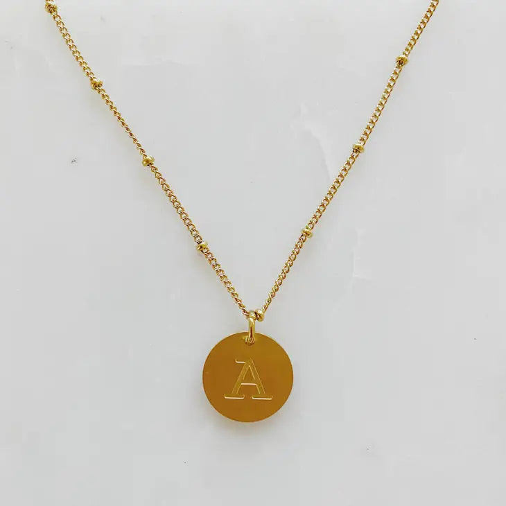 Initial Charm Necklace