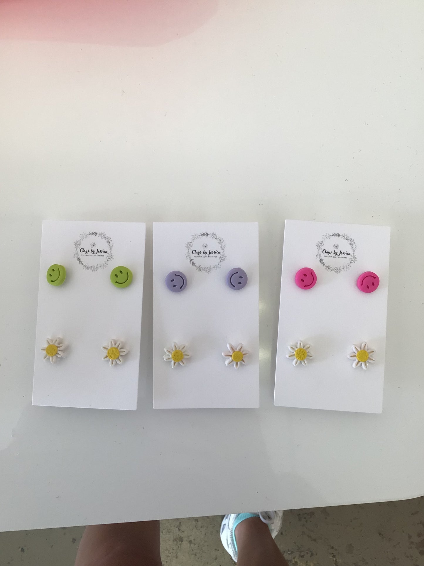 Smiley and Daisy Studs