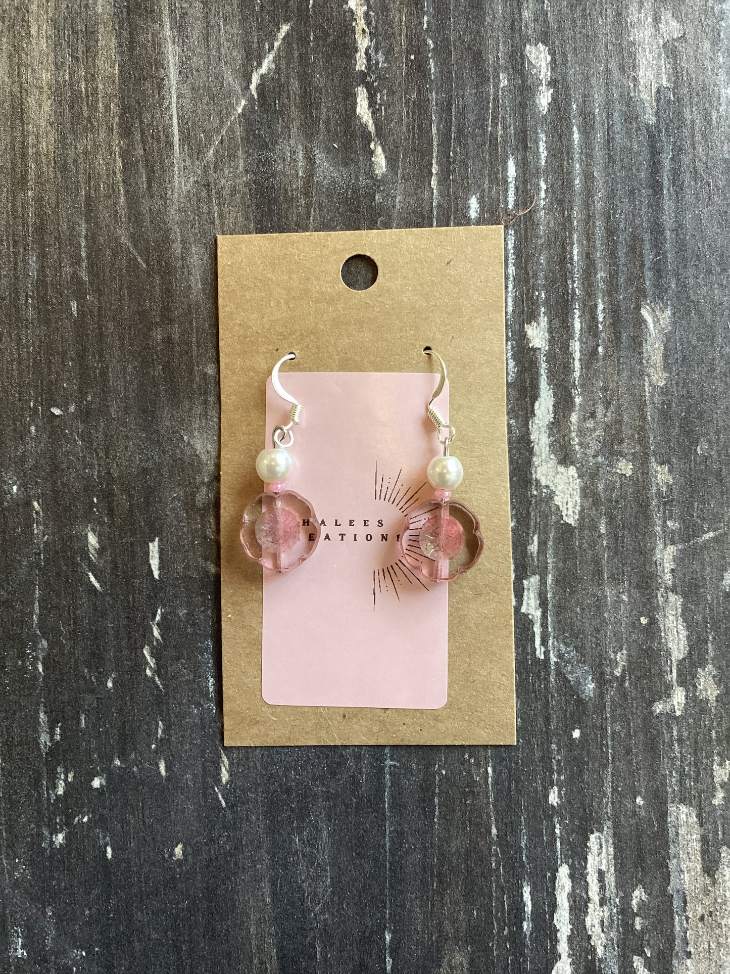 Pearl Floral Earrings