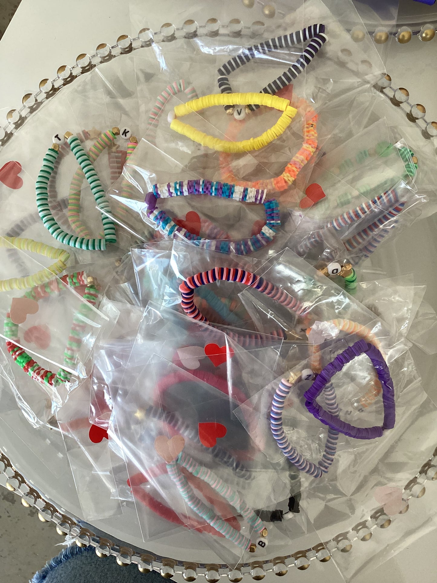 Clay Heishi Bead Bracelets