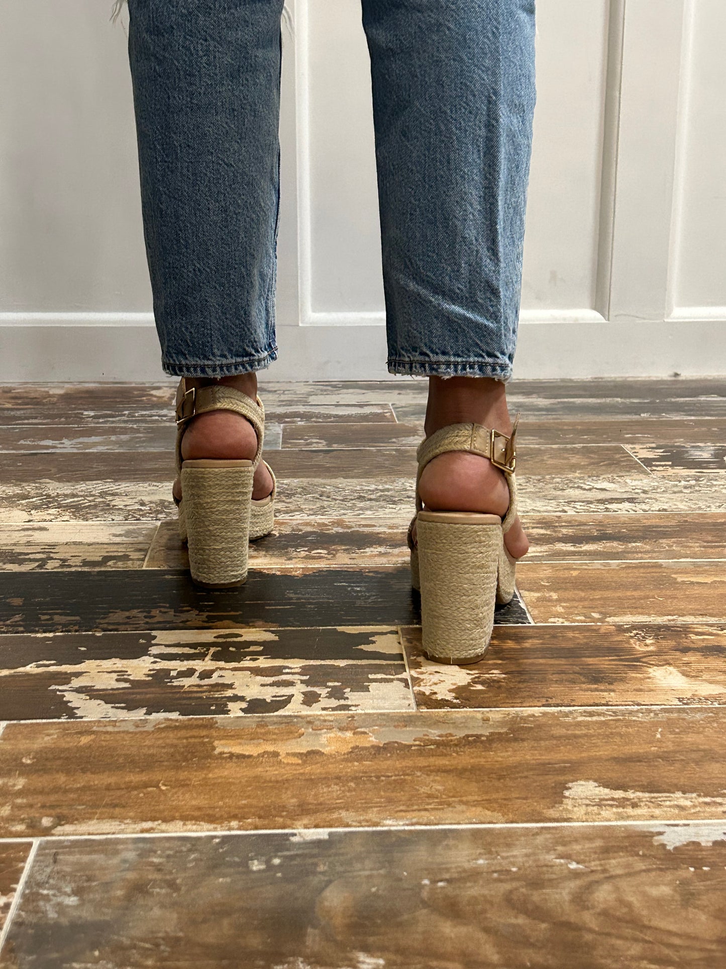 Malibu Espadrilles Platform Heel Sandal