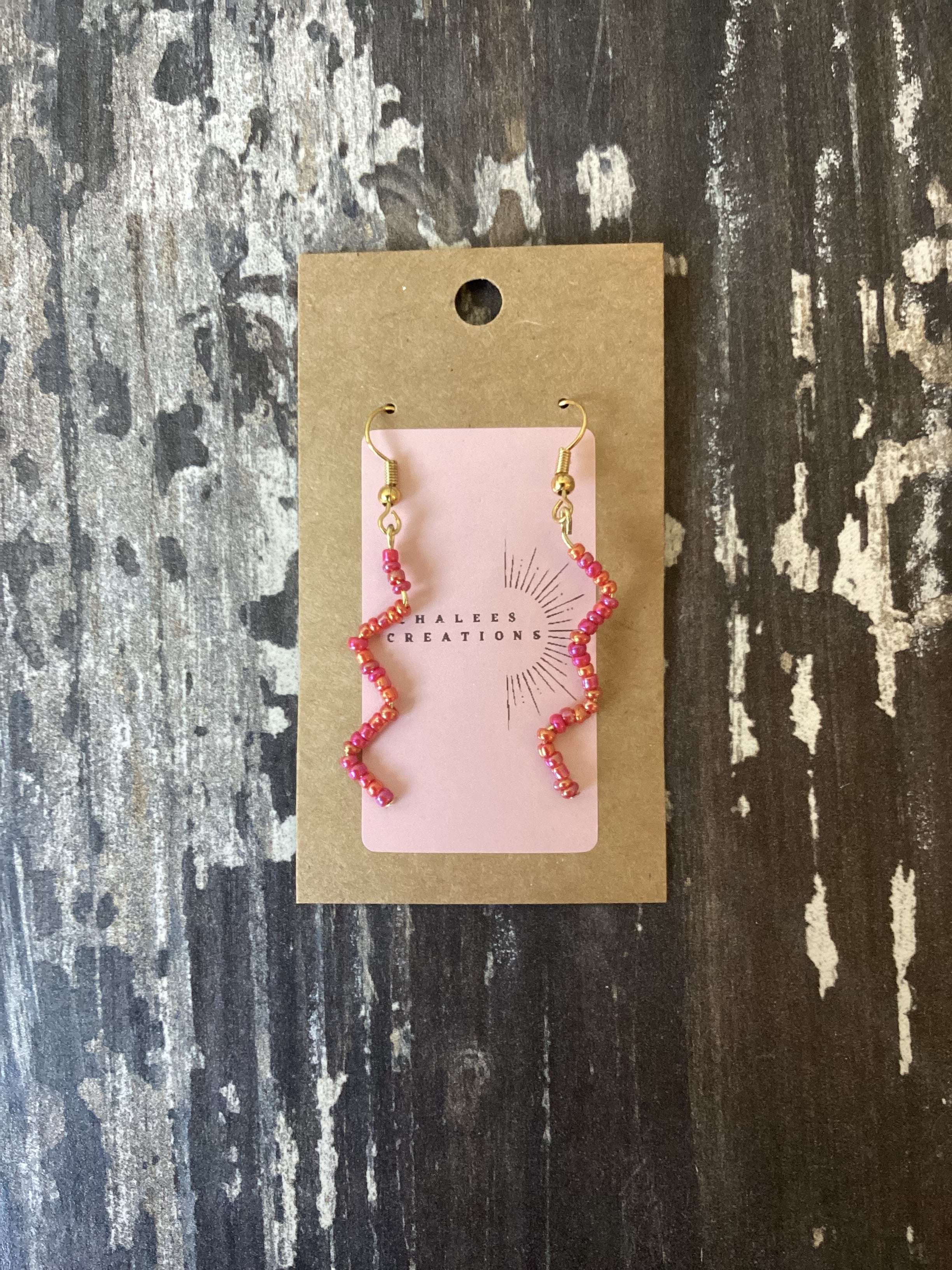 Short Zigzag Earrings