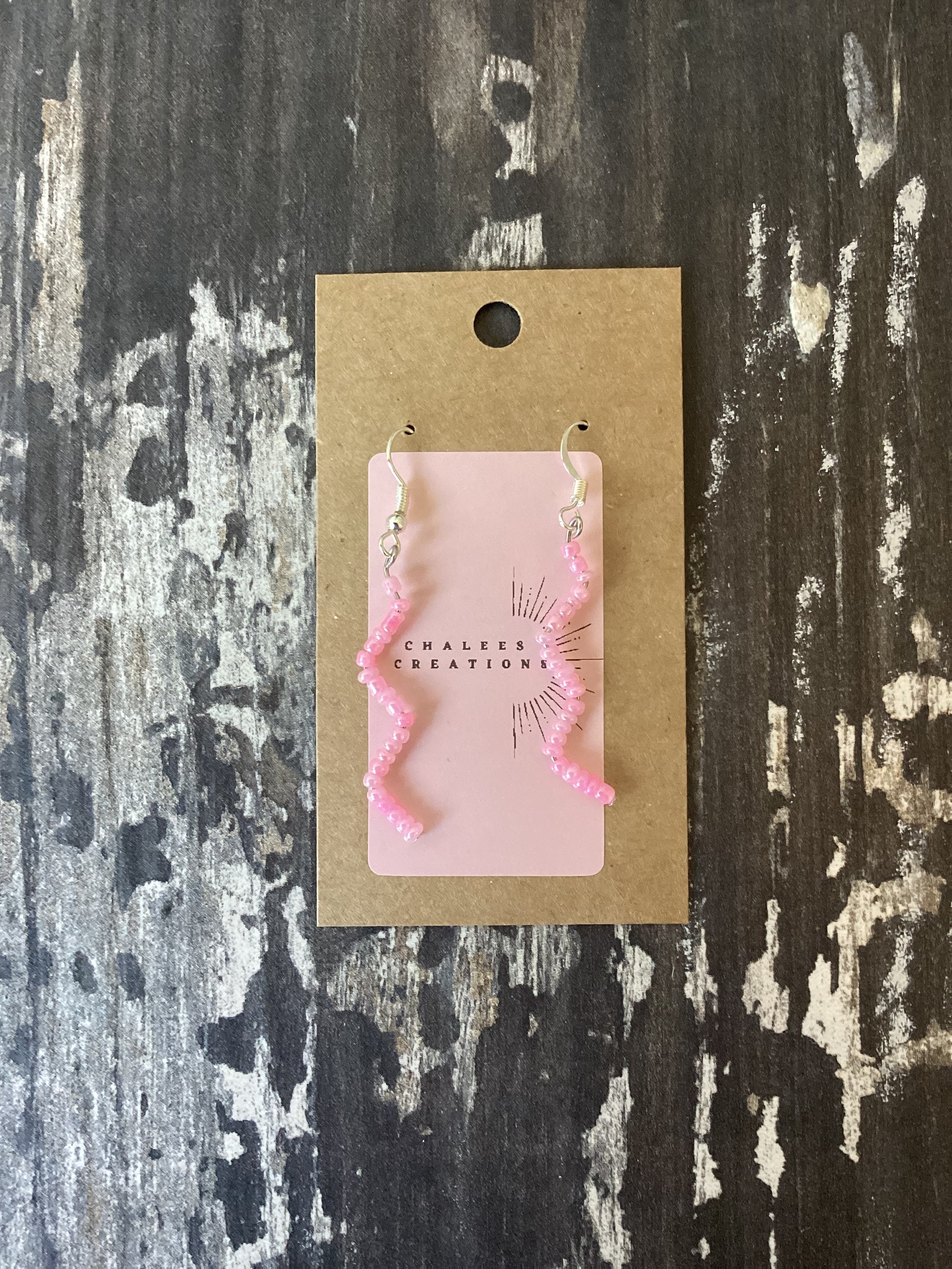 Short Zigzag Earrings
