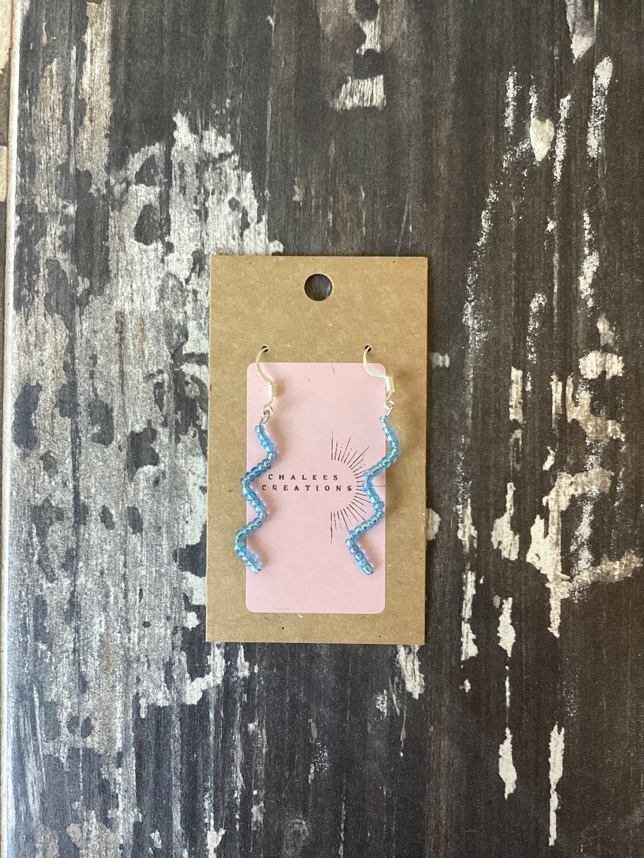 Short Zigzag Earrings