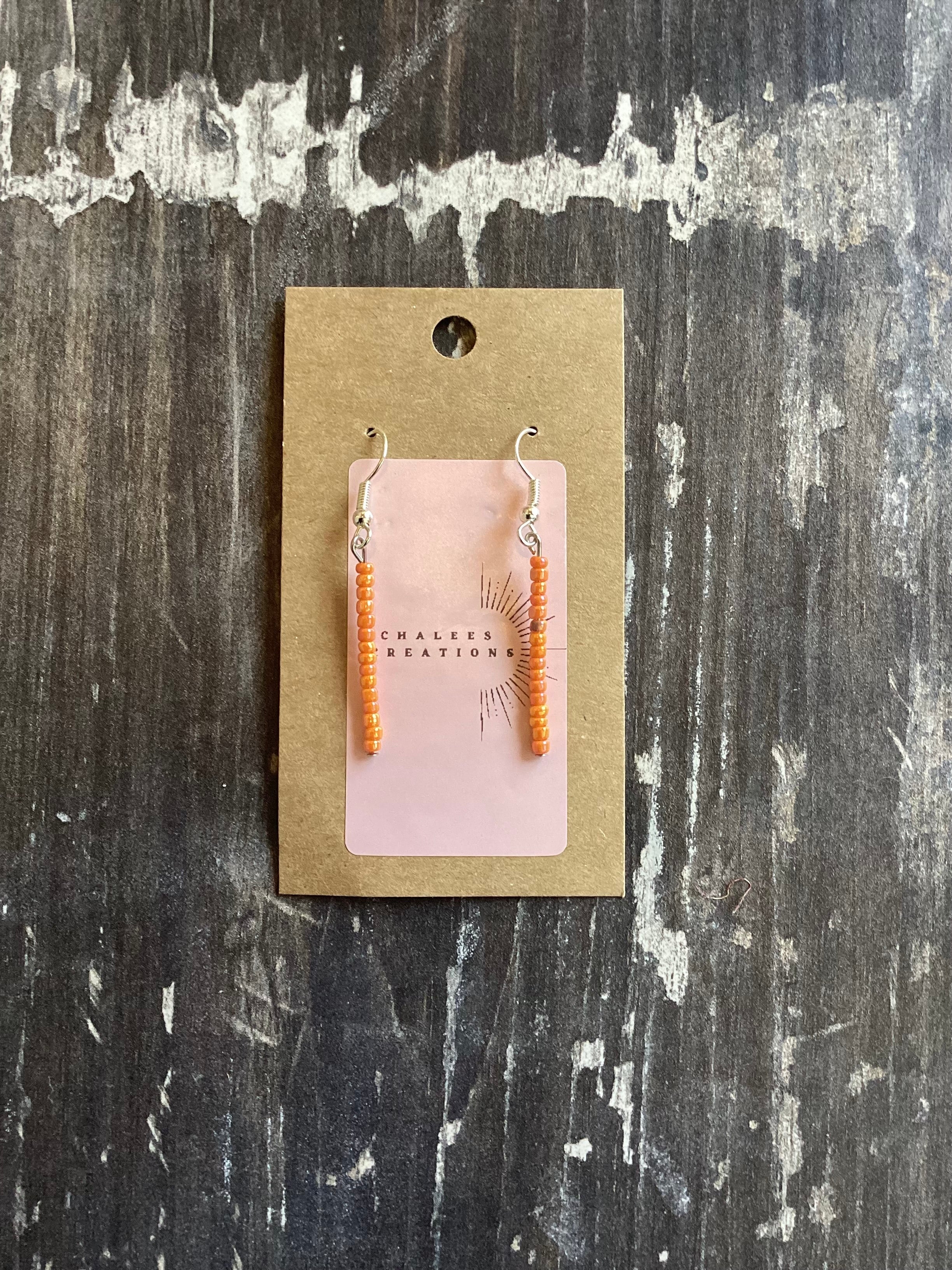Short Beaded Earrings