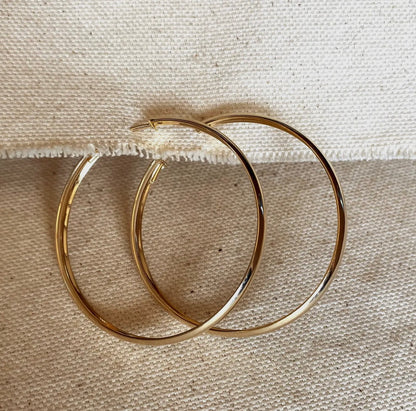 Large Gold Hoops