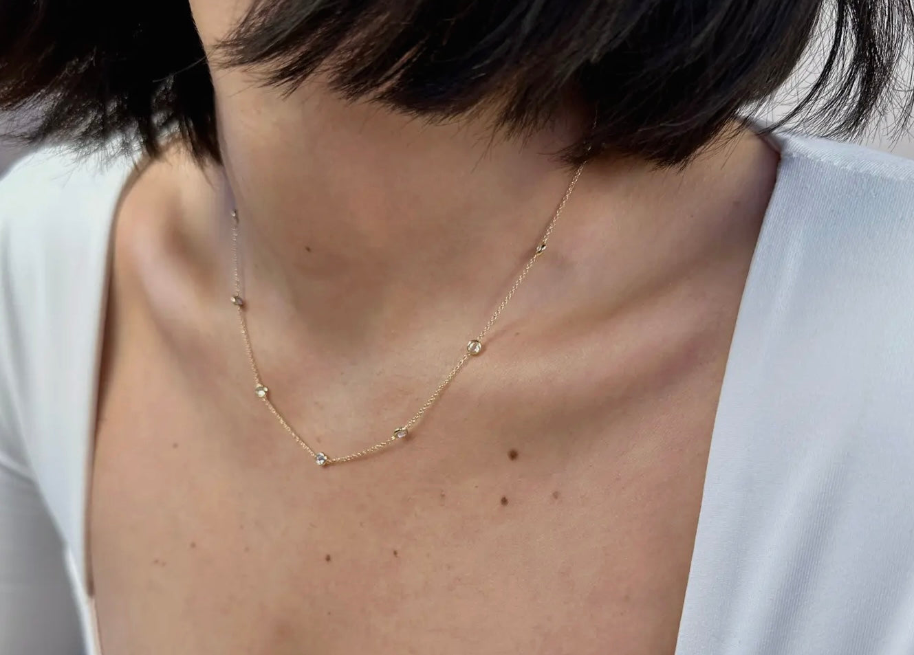 Bezel Necklace