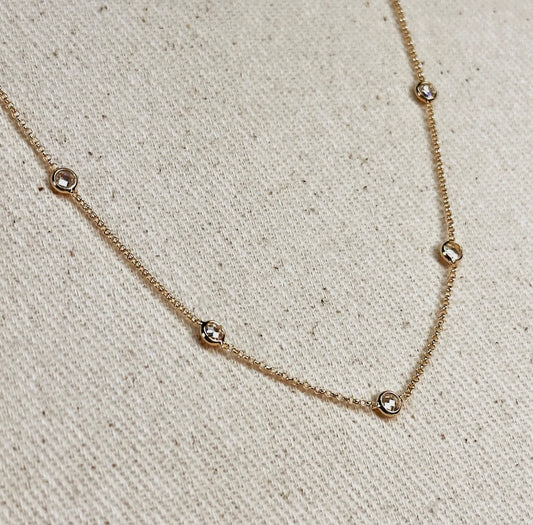 Bezel Necklace