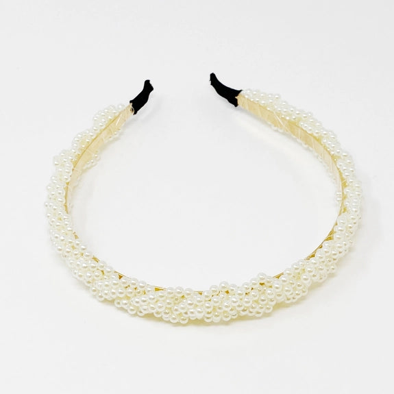 Braided Pearl Headband