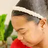 Braided Pearl Headband