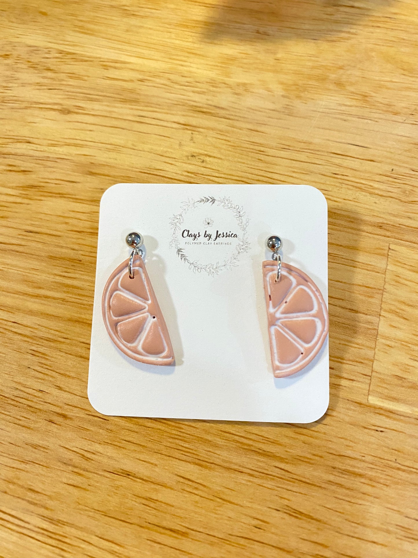 Fruit Slice Clay Earrings