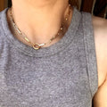 Paola Paper Clip Necklace