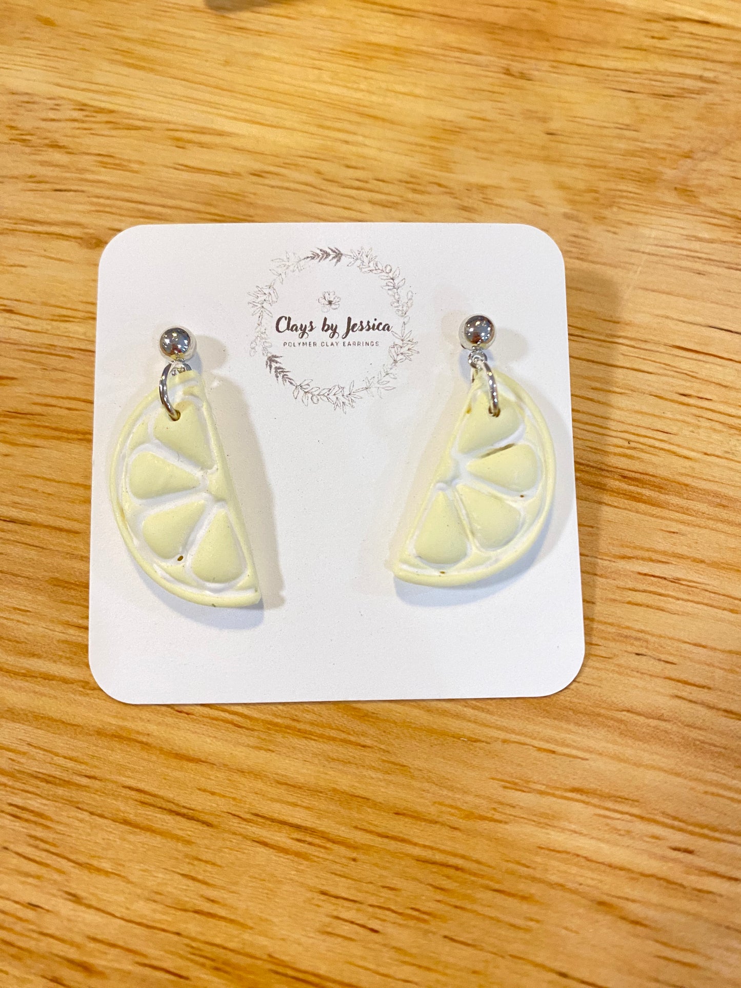 Fruit Slice Clay Earrings