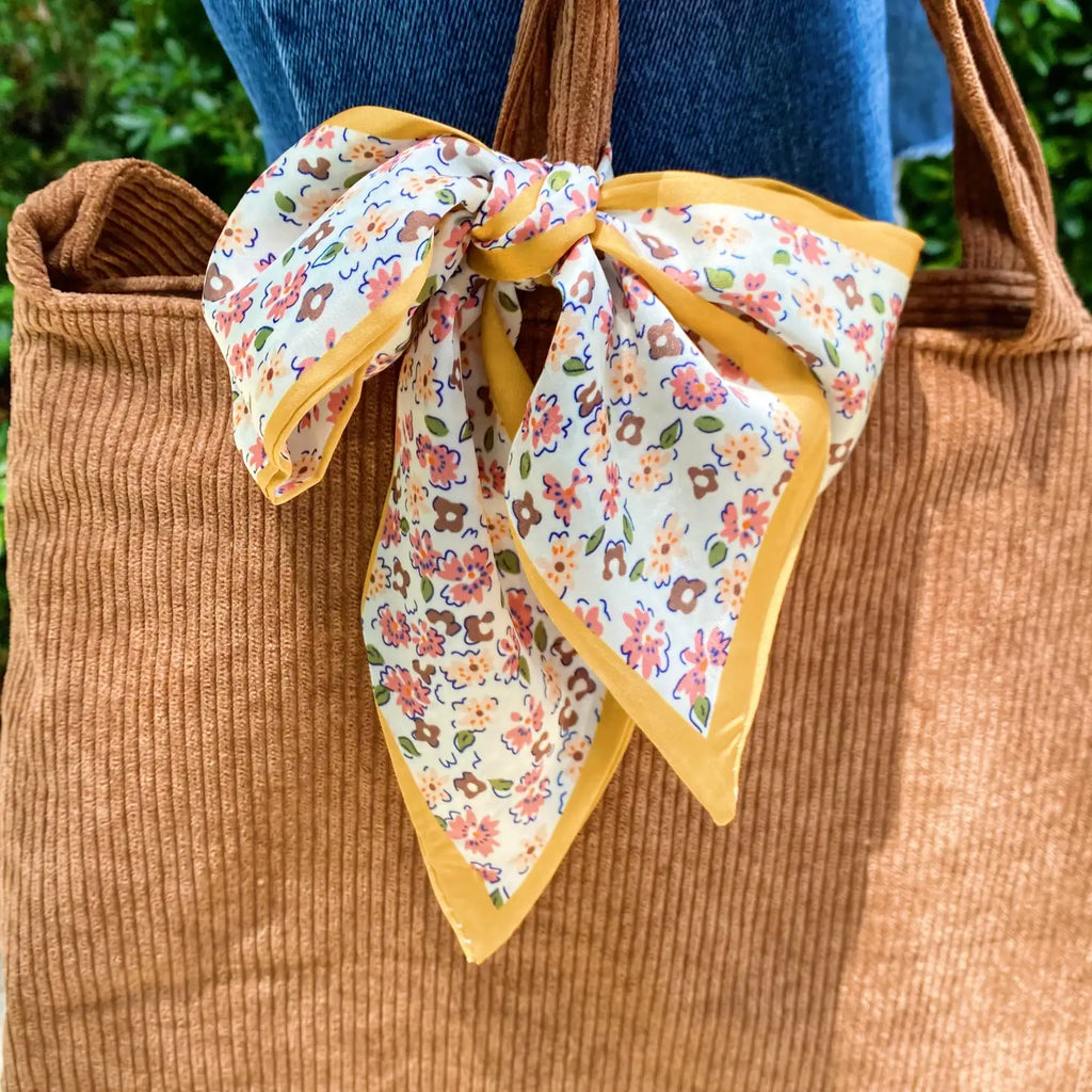 Flower field sleek scarf
